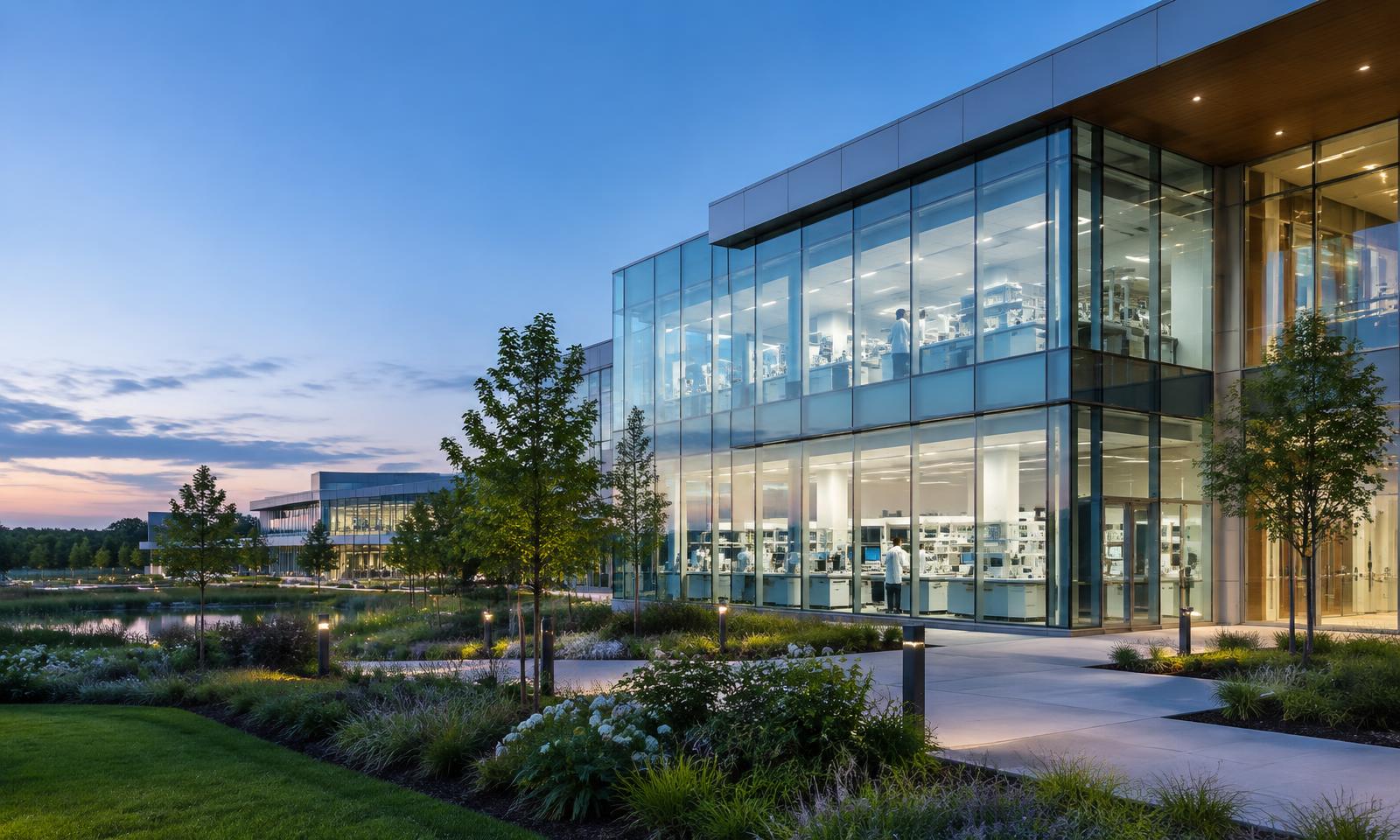 Modern life sciences research campus